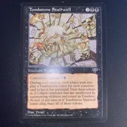 English - MTG Tombstone Stairwell - LP - Reserved List - Mirage - Image 1