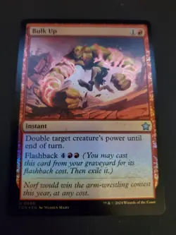 1 x Bulk Up - Foil - Magic: The Gathering Foundations - NM-Mint - MTG - Image 1