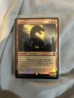 Flaming Tyrannosaurus Universes Beyond: Doctor Who Regular - Image 1