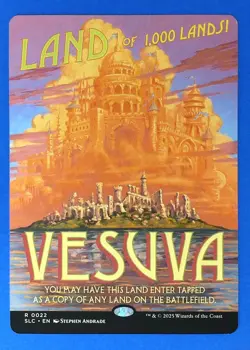 MTG Secret Lair Encyclopedia of Magic Vesuva #0022 RARE - Image 1