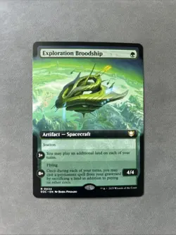Exploration Broodship R 0034 Extended Art Regular MTG Edge Of Eternities EOC EN - Image 1