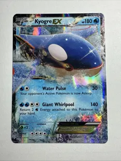 Pokemon TCG Kyogre EX 2015 XY Black Star Promo Holo Card #XY41 - Image 1