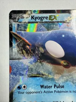 Pokemon TCG Kyogre EX 2015 XY Black Star Promo Holo Card #XY41 - Image 3