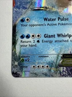 Pokemon TCG Kyogre EX 2015 XY Black Star Promo Holo Card #XY41 - Image 4