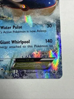 Pokemon TCG Kyogre EX 2015 XY Black Star Promo Holo Card #XY41 - Image 5