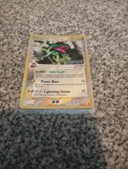 Pokemon Rayquaza Card 13/113 Reverse Holo Rare EX Delta Species Stamped - Image 1