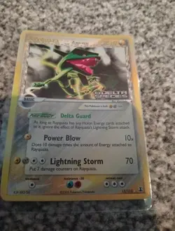 Pokemon Rayquaza Card 13/113 Reverse Holo Rare EX Delta Species Stamped - Image 3