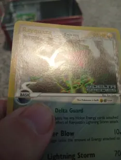 Pokemon Rayquaza Card 13/113 Reverse Holo Rare EX Delta Species Stamped - Image 5