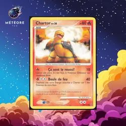 Carte Pokemon Chartor 100/127 Platine Francais - Image 1
