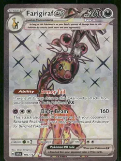 Farigiraf ex - 194/162 Ultra Rare Holo NM Pokemon SV05: Temporal Forces - Image 1