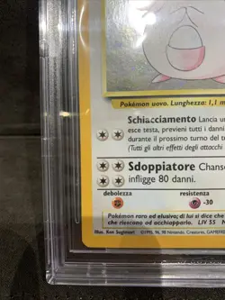 Pokemon Chansey Set Base ITA 3/102 Holo Rara Bgs 7 beckett 7 No Charizard - Image 4