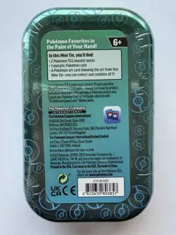 Pokemon Mini Tin Kanto Friends 210-80385 (Squirtle) - Image 2