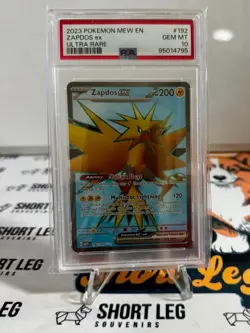 2023 Pokemon Mew EN - Zapdos ex #192 - Ultra Rare - PSA GEM MINT 10 - SV 151 - Image 1