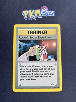 Pokemon TCG Rocket's Secret Experiment Gym Challenge 120/132 Regular LP. - Image 1