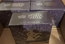 X3 Pokemon TCG: Paldean Fates Elite Trainer Box ETB - Brand New & Factory Sealed - Image 1