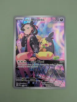 Pokemon TCG Scarlet Violet Promo Marnie's Morpeko Card SVP206 - Image 1