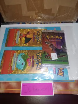 Pokemon Expedition Base Set Blister 3 Packs Gym Challenge Sealed - Image 2