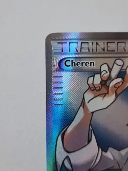 Pokemon Full Art Trainer Cheren 148/149 Ultra Rare Boundaries Crossed LP - Image 2