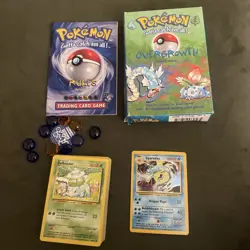 Pokemon TCG WOTC 1999 Overgrowth Theme Deck - Complete Set - Image 1