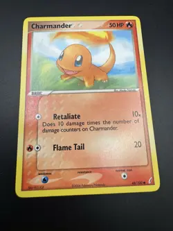Charmander 48/100 Ex Crystal Guardians Pokemon TCG Vintage 2006 Non-Holo - NM - Image 4