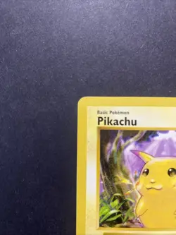 Pikachu (Red Cheeks) 058/102 Base Set (Shadowless) Unlimited Pokemon WOTC LP - Image 2