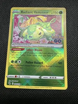 Radiant Venusaur 004/078 Pokemon Go Holo - Image 4
