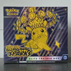 Pokemon TCG Surging Sparks ETB Elite Trainer Box Factory Sealed - Image 1