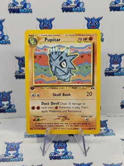 Pupitar 45/75 1st Edition Neo Discovery Pokemon NM - Image 1