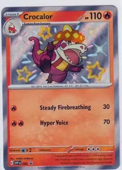 3 PALDEAN FATES POKEMON PROMO-SKELEDIRGE ex SVP081+CROCALOR 080+FUECOCO 079 NM/M - Image 3