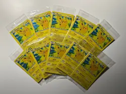 10x LOT SEALED 2014 Pokemon XY Pikachu Cosmos Holo Lego Movie Promo #42 - Image 1