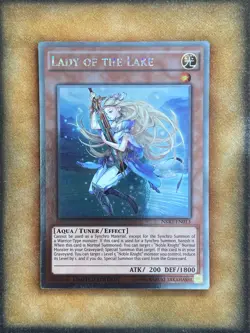 Yugioh Lady of the Lake NKRT-EN013 Platinum Rare Limited Edition NM - Image 1
