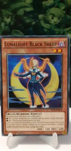 Yu-Gi-Oh! Lunalight Black Sheep 1st Ed VLP SHVA-EN011 - Image 1