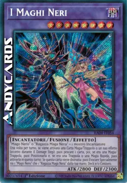 I MAGHI NERI • (The Dark Magicians) • Segreta • RA04 IT054 • 1Ed • Yugioh! - Image 1