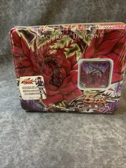 Yi-Gi-Oh! Trading Card Game Black Rose Dragon 2008 Collectible Tin New Sealed - Image 1