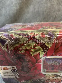 Yi-Gi-Oh! Trading Card Game Black Rose Dragon 2008 Collectible Tin New Sealed - Image 2