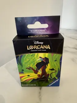 Disney Lorcana TCG Azurite Sea Scar Card Sleeves 65 Sleeves - Image 2