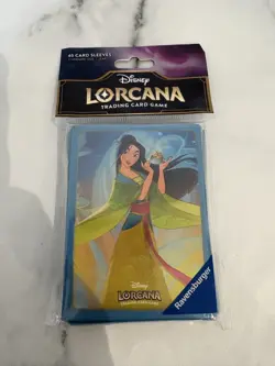 Disney Lorcana TCG Fabled Mulan Card Sleeves 65 Sleeves - Image 1