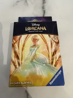 Disney Lorcana TCG Archazia’s Island Cinderella Card Sleeves 65 Sleeves - Image 1