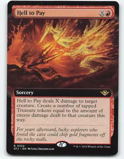 Hell to Pay (Extended Art) #332 Magic the Gathering Card - Image 1