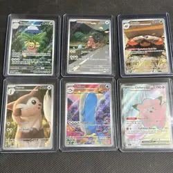 Pokemon Scarlet & Violet (SV) Illustration Rare Card Lot x6 - Image 1