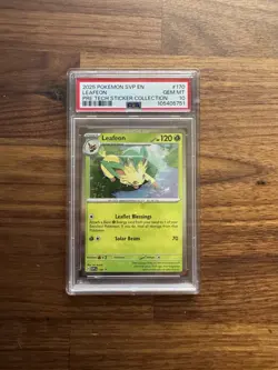 Leafeon - 170 (Cosmos Holo) 170 Sv: Scarlet & Violet Promo Cards Holo PSA 10 - Image 1