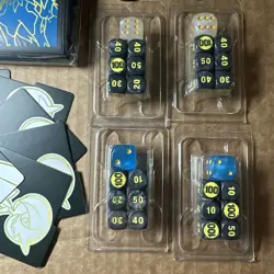 Lucario Card Sleeves Mega Evolutions ETB 65 Count plus other accessories - Image 3