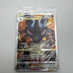 Lucario VSTAR SWSH291 Crown Zenith Black Star Promo Pokemon Card SEALED - Image 1