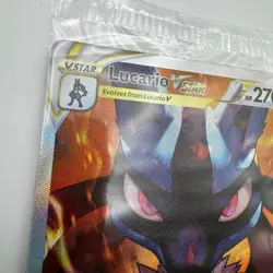 Lucario VSTAR SWSH291 Crown Zenith Black Star Promo Pokemon Card SEALED - Image 5