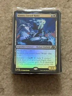 Magic: The Gathering Winter, Cursed Rider Custom Commander EDH Deck - Image 1
