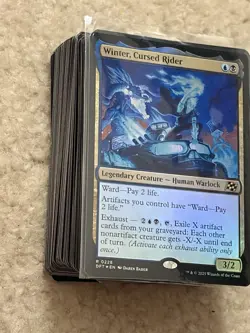 Magic: The Gathering Winter, Cursed Rider Custom Commander EDH Deck - Image 2
