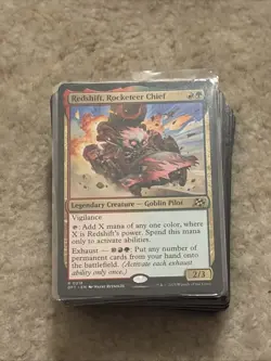 Magic: The Gathering Redshift, Rocketeer Chief Custom Commander EDH Deck - Image 1