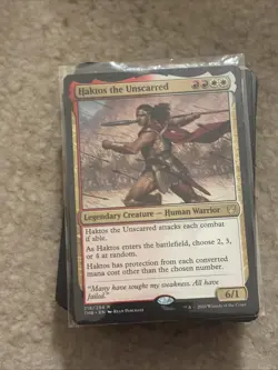Magic: The Gathering Haktos The Unscarred Custom Commander EDH Deck - Image 1
