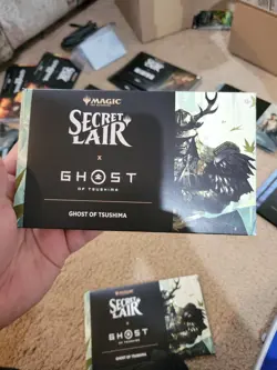 Ghost of Tsushima x Secret Lair Sealed Non-Foil Magic the Gathering MTG In Hand - Image 1