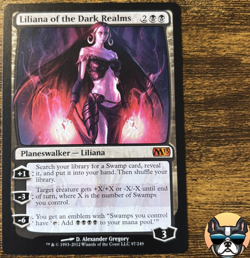 Magic the Gathering MTG- Liliana of the Dark Realms- NM- 097/249- M13 - Image 1